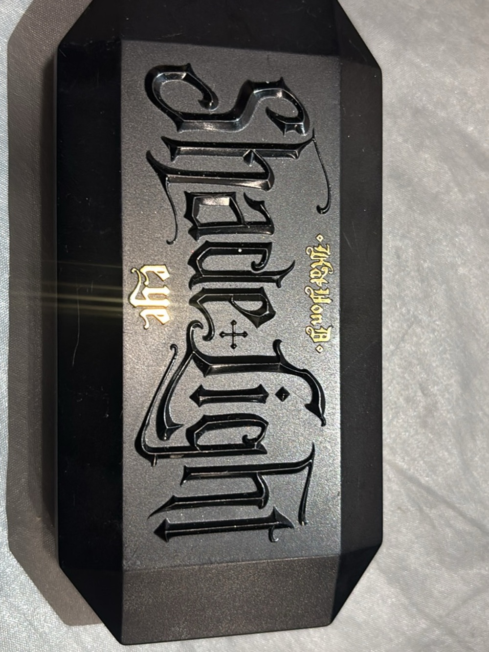 Kat Von D Black Matte 'Shade + Light' Compact with Gold Accents